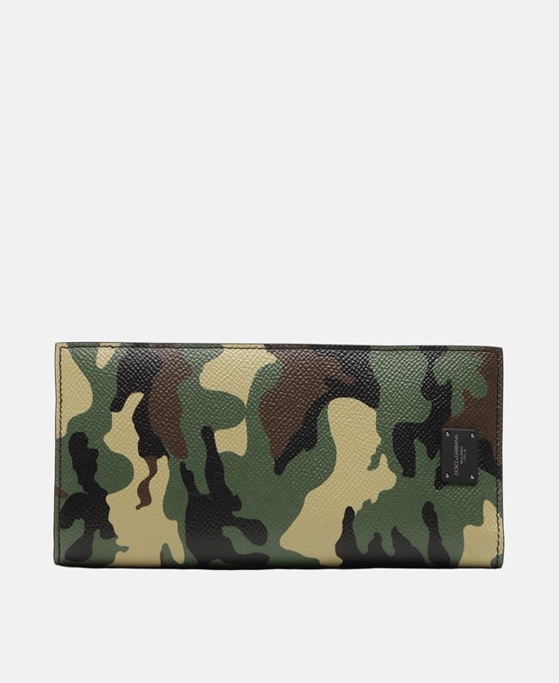 Dolce & Gabbana Continental Wallet leather wallet Green