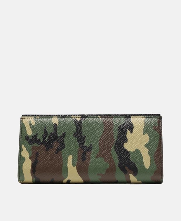 Dolce & Gabbana Continental Wallet leather wallet Green