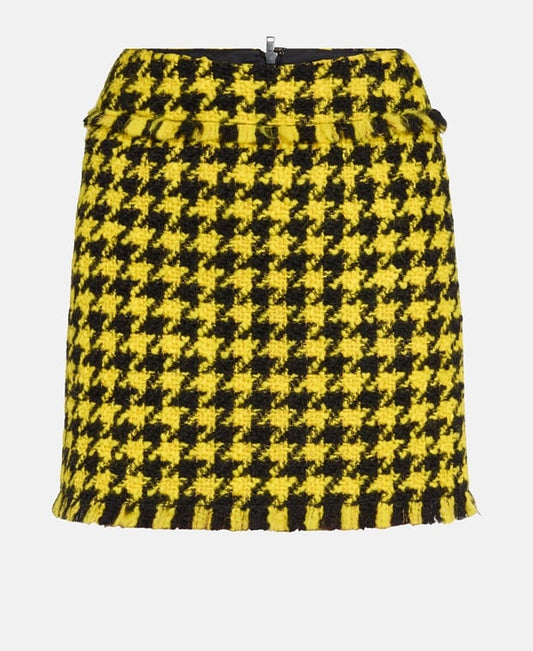 Dolce & Gabbana BouclÃÂ© skirt Yellow