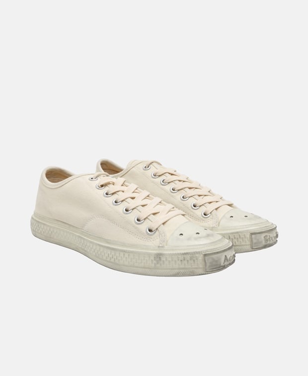 Acne Studios Ballow Soft Tumbled Tag Sneakers White