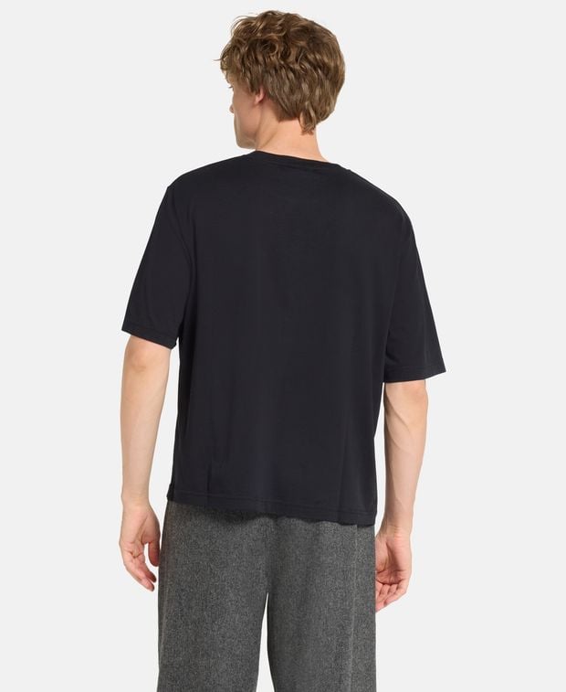 Acne Studios T-shirt Edie Pocket Pink Label