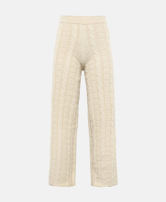 Acne Studios Knitted trousers Oatmeal