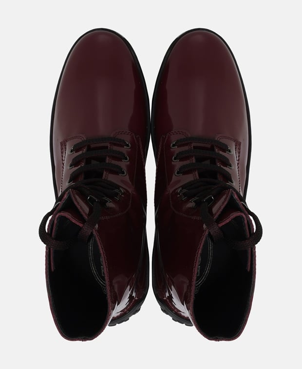 Tod's Lace-up ankle boot Bordeaux
