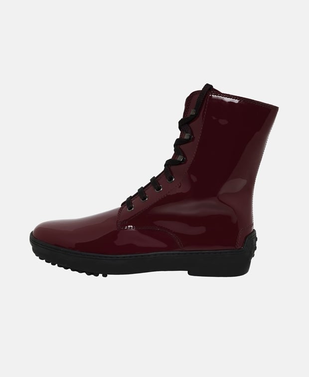Tod's Lace-up ankle boot Bordeaux
