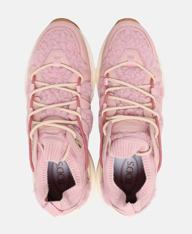 Tod's Wedge sneakers Antique Pink