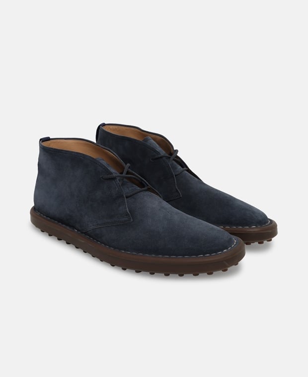 Tod's Ideal Desert boots Midnight Blue
