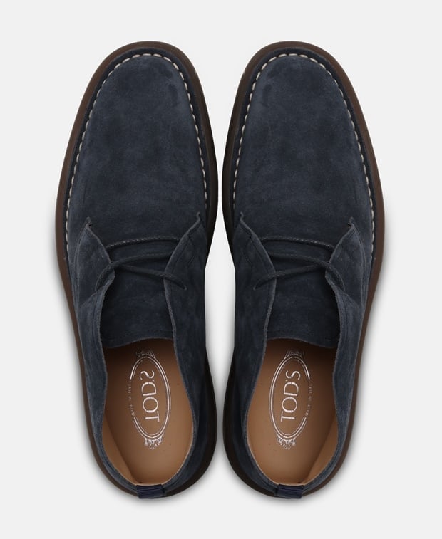 Tod's Ideal Desert boots Midnight Blue