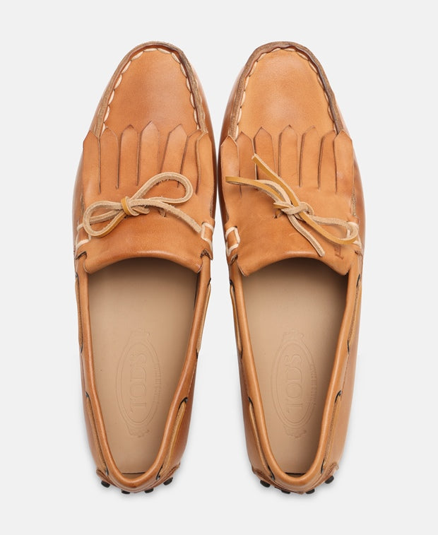 Tod's Frangia Moccasins Brown
