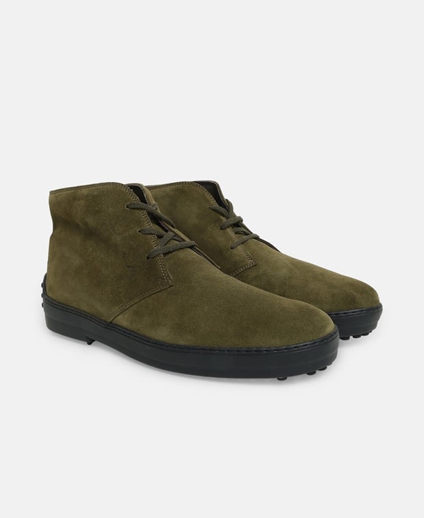 Tod's Polacco Rest Desert boots Dark Green