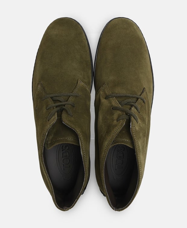 Tod's Polacco Rest Desert boots Dark Green