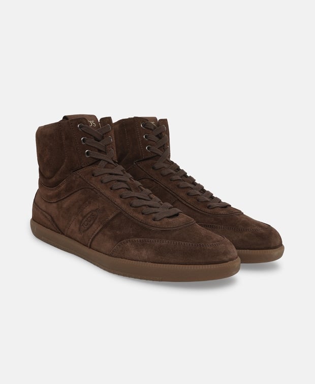 Tod's Mid.Allac. Casseta Leggera 68C Sneakers Brown