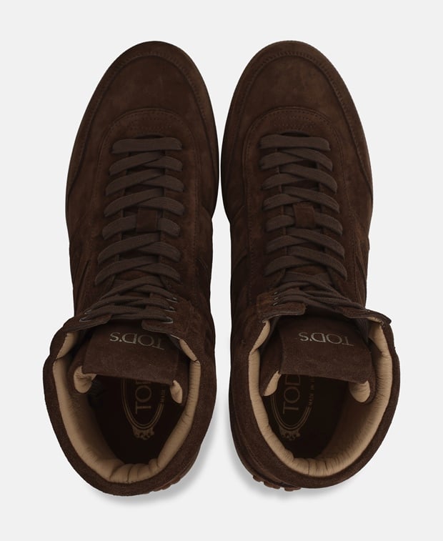 Tod's Mid.Allac. Casseta Leggera 68C Sneakers Brown