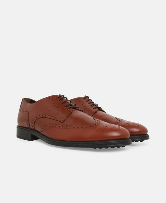 Tod's Bucature Fondo Gomma RQ Derbys Russet