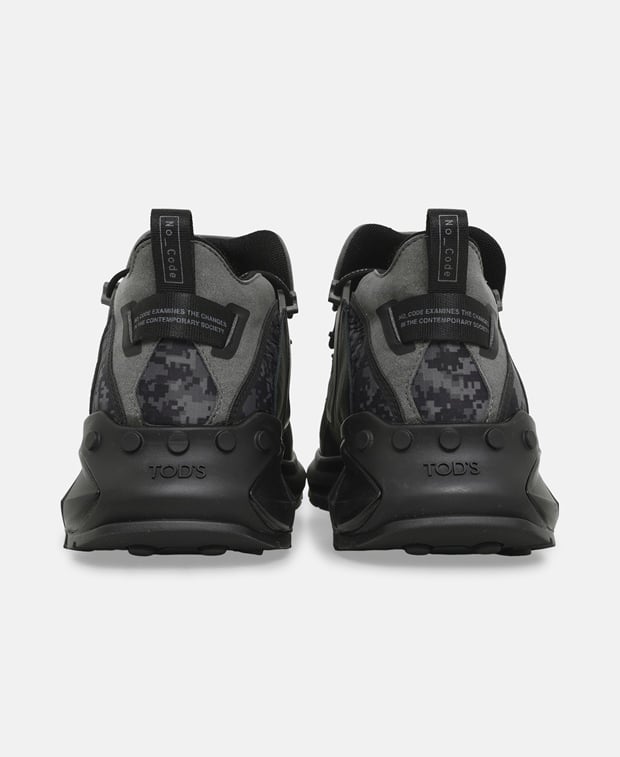 Tod's Allac.Camourf.Running No Code 07I Sneakers Black