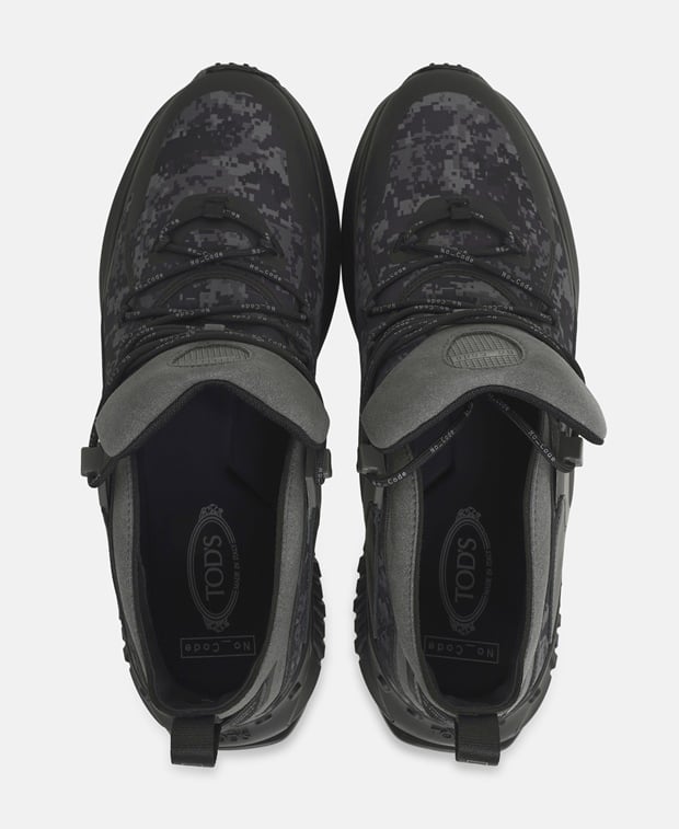 Tod's Allac.Camourf.Running No Code 07I Sneakers Black