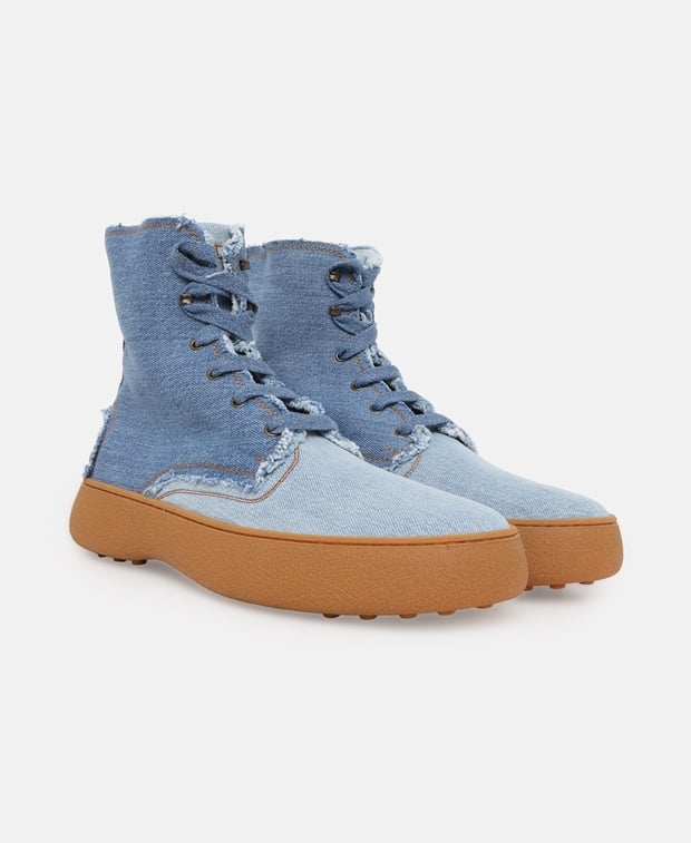 Tod's Lace-up boots Light Blue