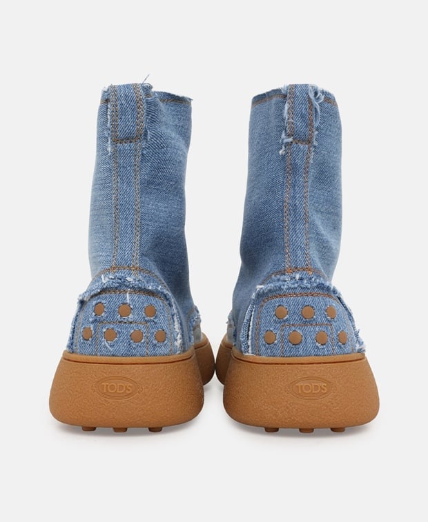 Tod's Lace-up boots Light Blue