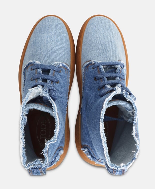 Tod's Lace-up boots Light Blue