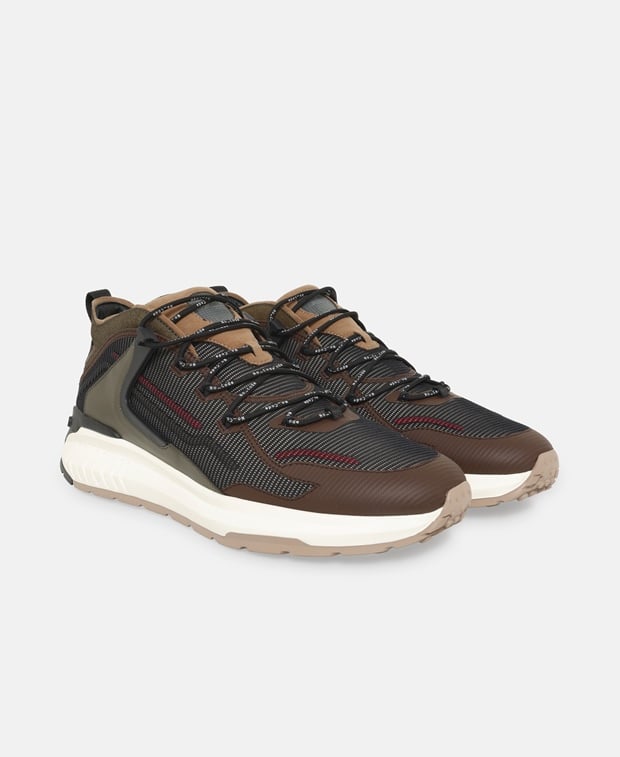 Tod's Allacciata Running No Code Sneakers Brown
