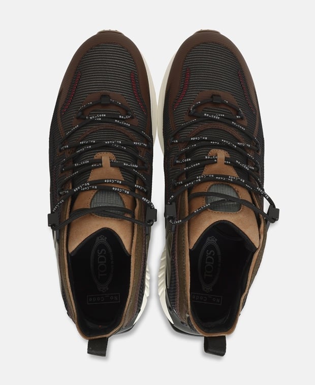 Tod's Allacciata Running No Code Sneakers Brown
