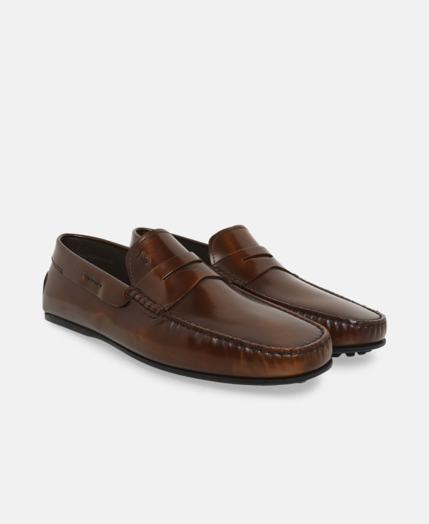 Tod's City Gommino Moccasins Russet