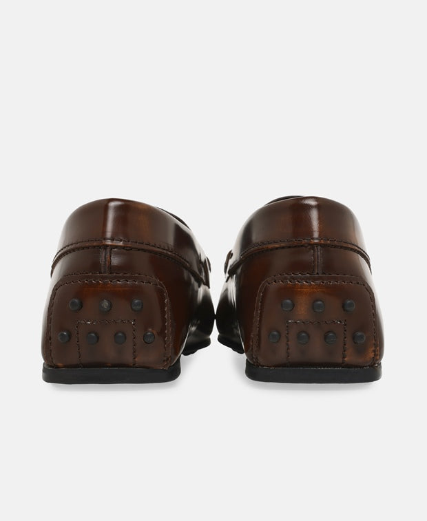 Tod's City Gommino Moccasins Russet