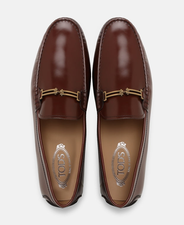 Tod's City Gommino Moccasins Nougat