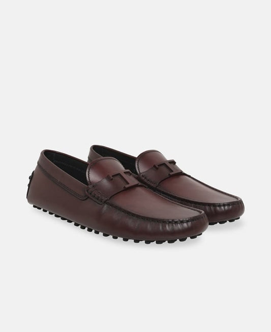 Tod's T Piatta 64C Moccasins Burgundy