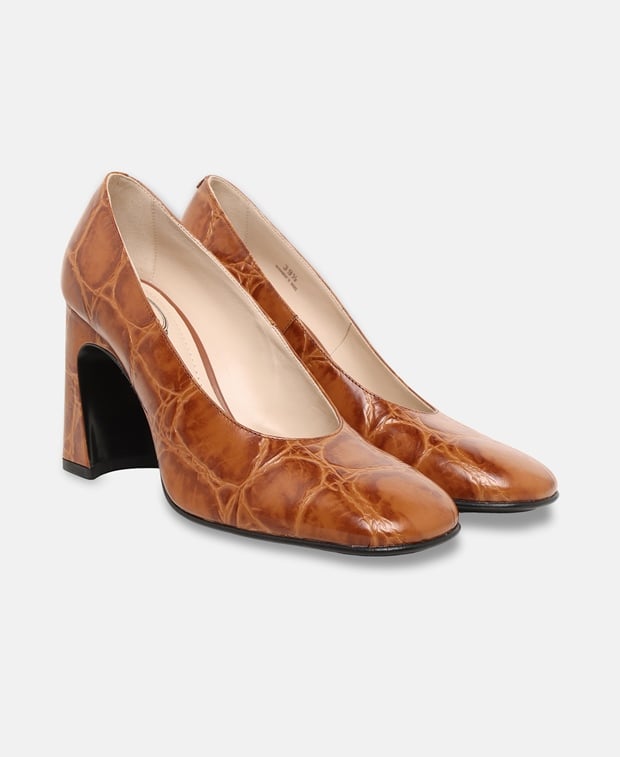 Tod's Cuoio Decollete Pumps Dark Brown