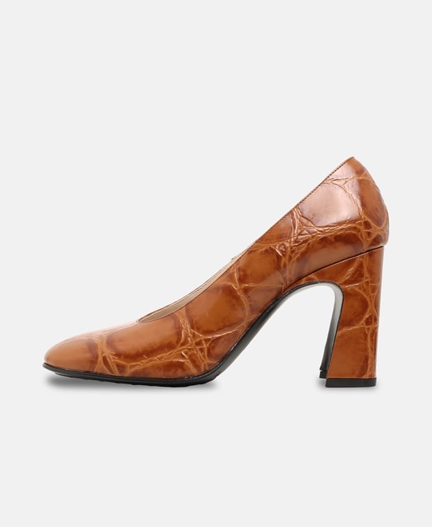 Tod's Cuoio Decollete Pumps Dark Brown