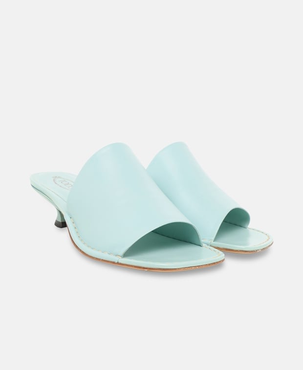 Tod's San Cris Fascia Mules Mint
