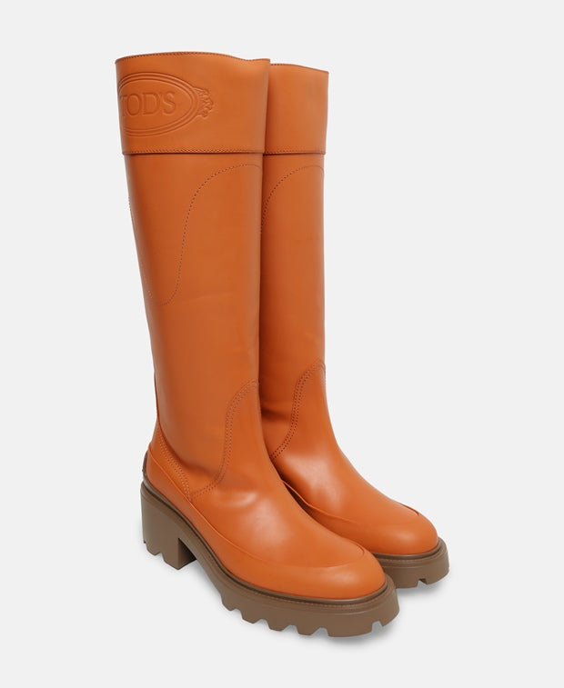 Tod's Winter boots Orange