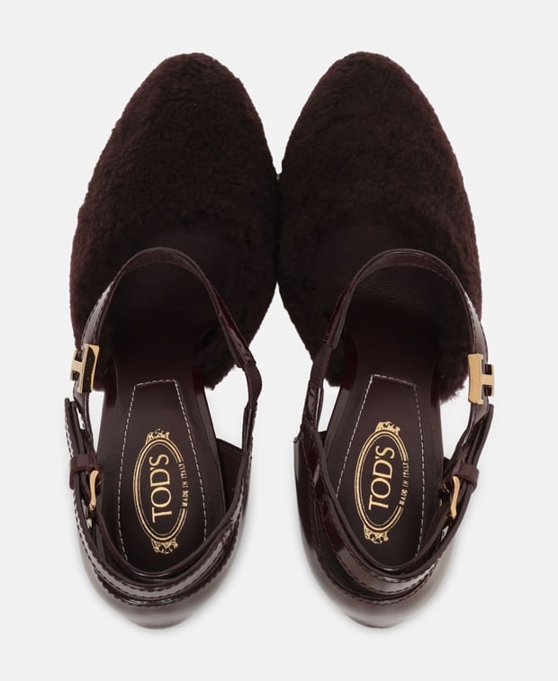 Tod's Ankle strap pump Purple