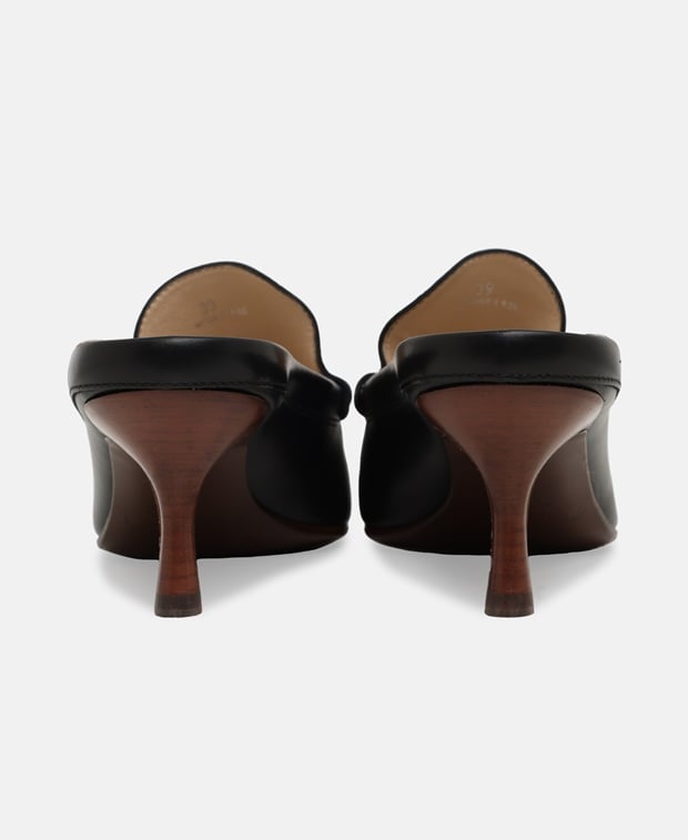 Tod's Sabot Mignon Infilat Mules Black