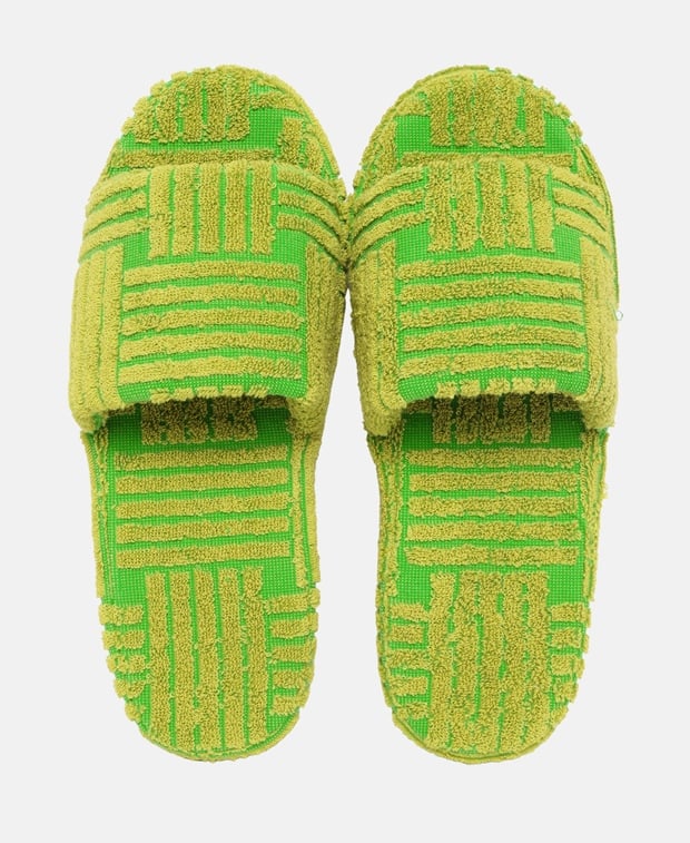 Bottega Veneta Slides Lime