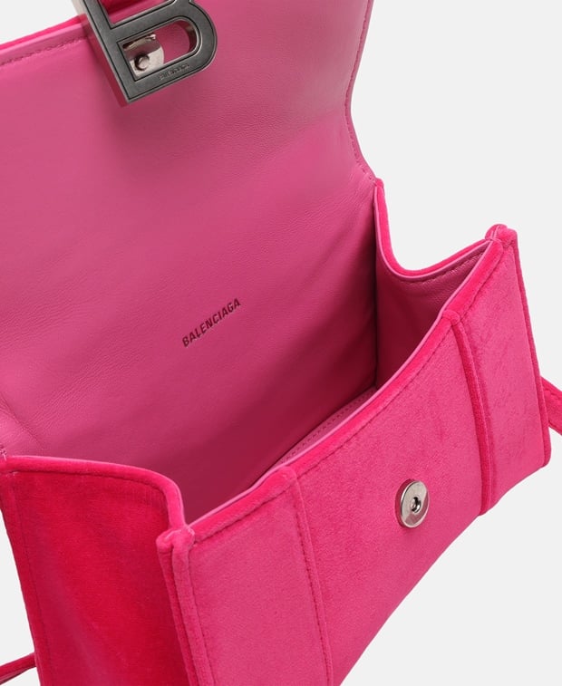 Balenciaga Hourglass Handbag Magenta