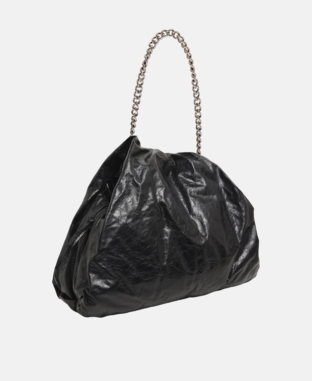 Balenciaga Arena Puffer Leather shopper Black