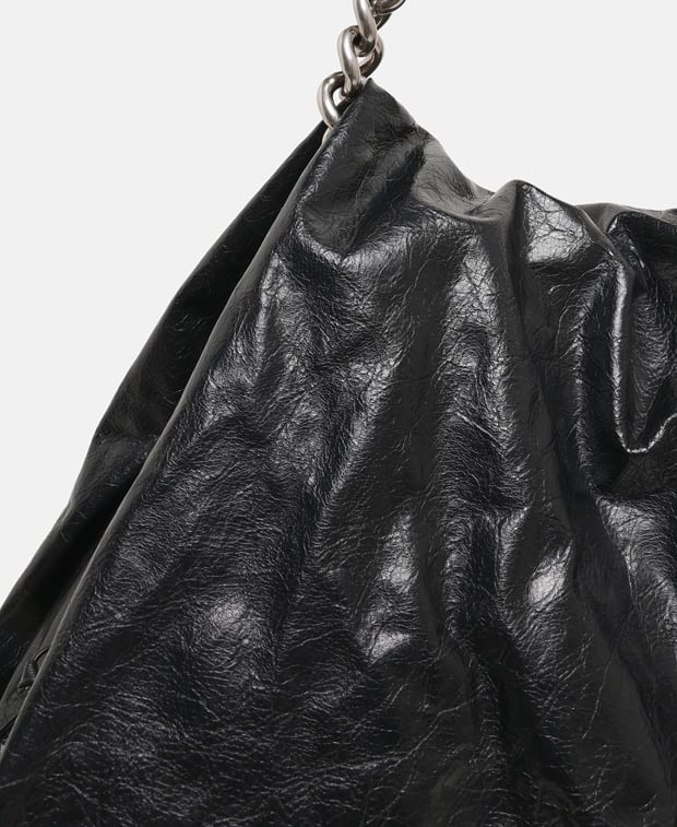 Balenciaga Arena Puffer Leather shopper Black