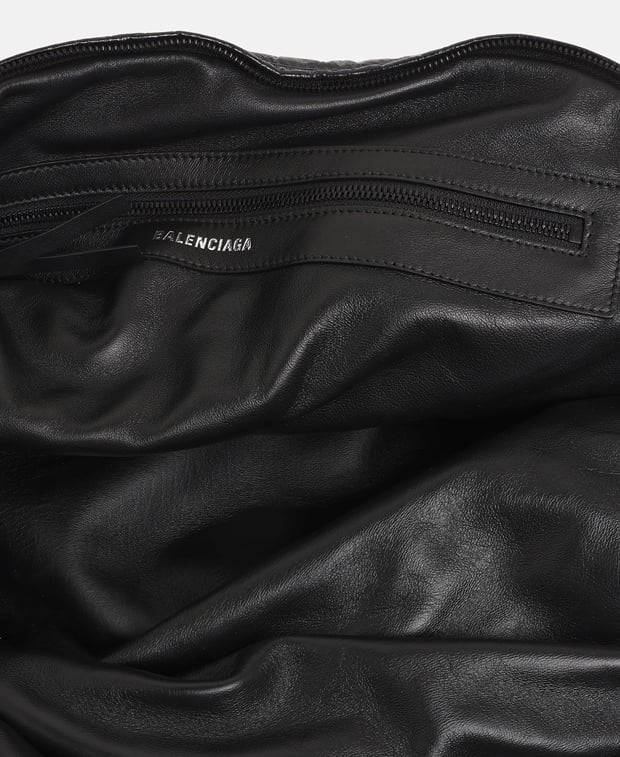 Balenciaga Arena Puffer Leather shopper Black
