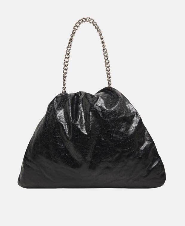 Balenciaga Arena Puffer Leather shopper Black