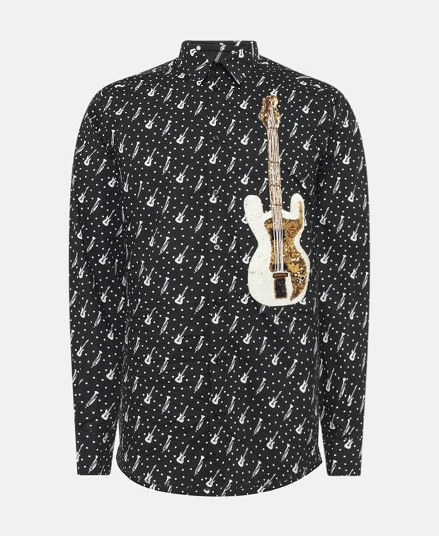 Dolce & Gabbana Long-sleeved shirt - slim fit Natural
