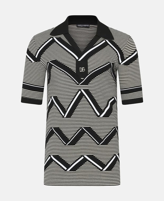 Dolce & Gabbana Knitted polo shirt