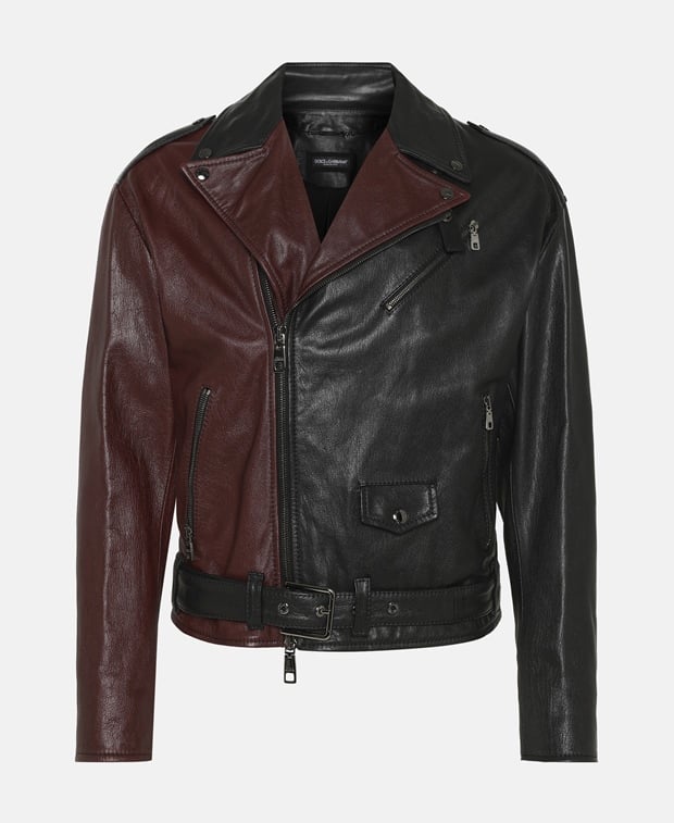 Dolce & Gabbana Leather jacket Natural