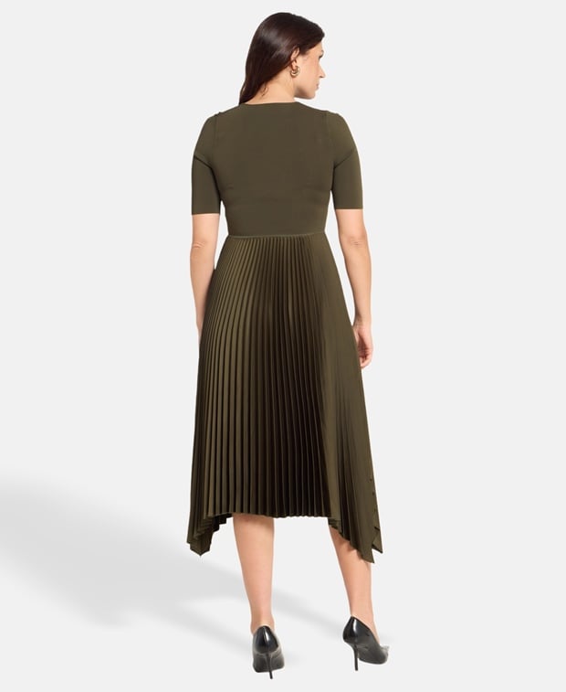 Joseph Pleated dress Khaki