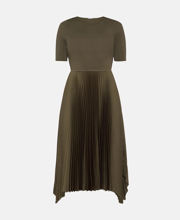 Joseph Pleated dress Khaki