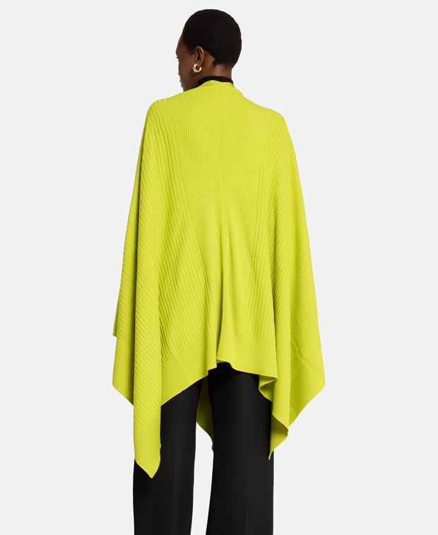 Joseph Wool poncho Apple Green