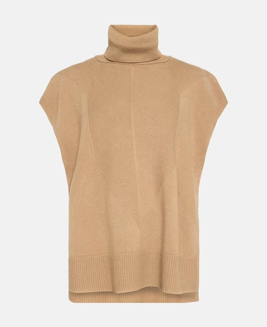 Joseph Wool poncho Camel