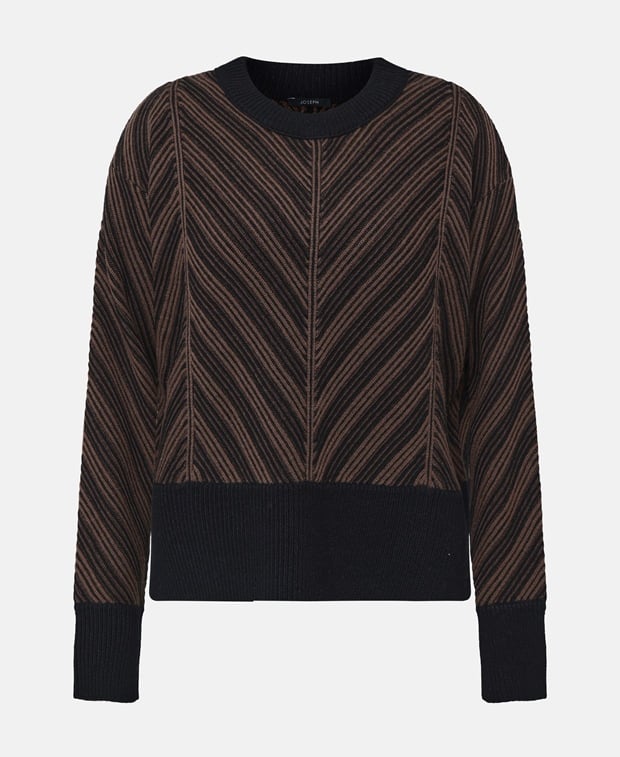 Joseph Wool jumper Black Coffee