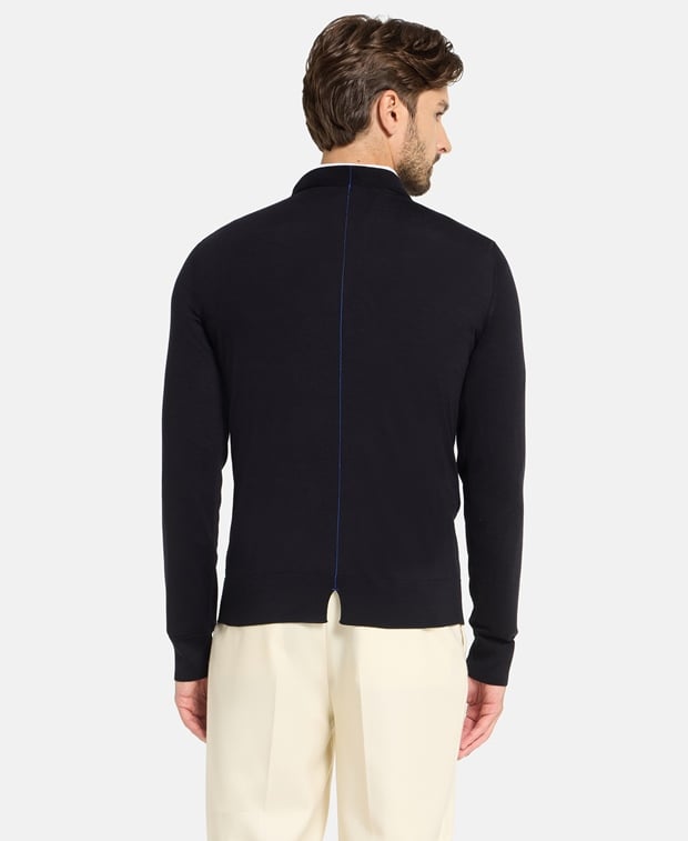 Burberry Wool jumper Dark Blue
