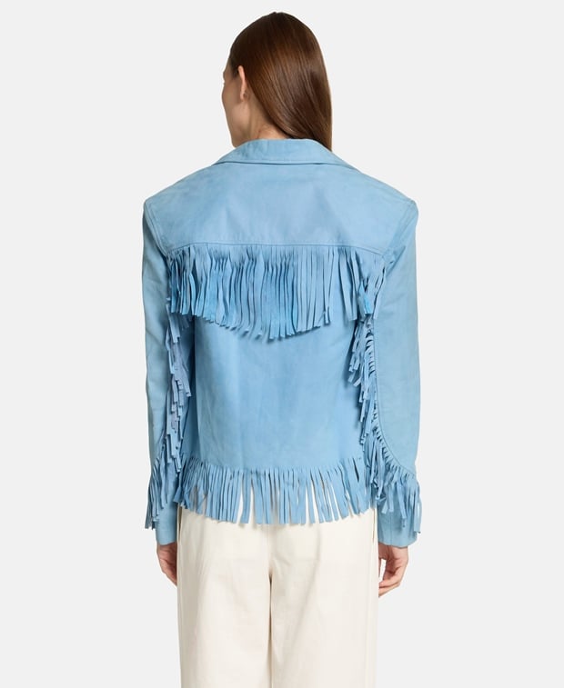 Halfboy Leather jacket Light Blue